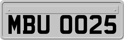 MBU0025