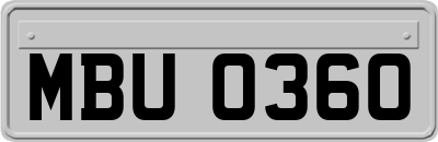 MBU0360