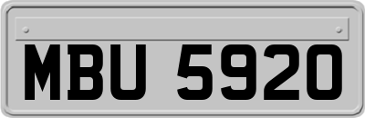 MBU5920