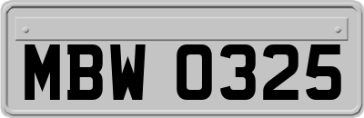 MBW0325