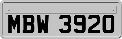 MBW3920