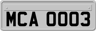 MCA0003