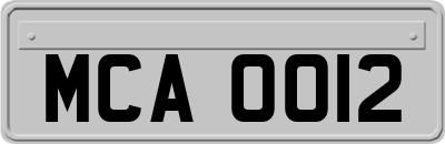 MCA0012