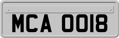 MCA0018