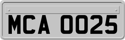 MCA0025