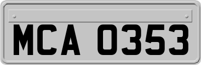 MCA0353