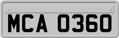 MCA0360