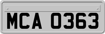 MCA0363