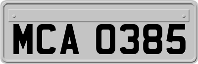 MCA0385