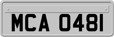 MCA0481