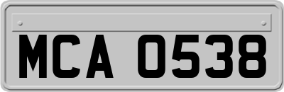 MCA0538