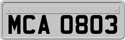 MCA0803