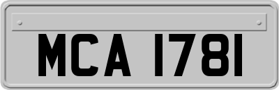 MCA1781