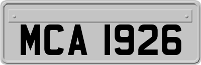 MCA1926