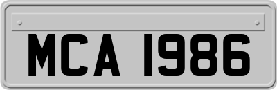 MCA1986