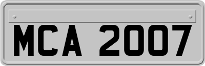 MCA2007