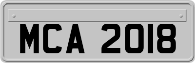 MCA2018