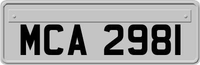 MCA2981