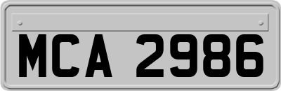 MCA2986