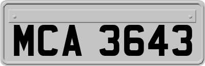 MCA3643