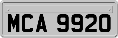 MCA9920