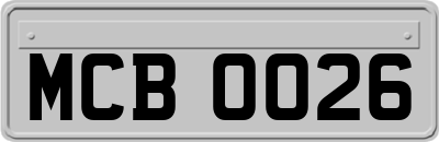 MCB0026