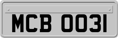 MCB0031