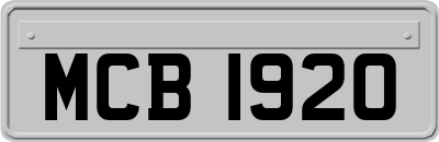 MCB1920