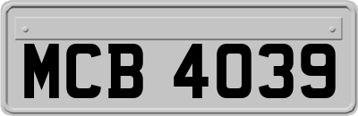MCB4039