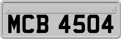 MCB4504