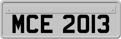 MCE2013