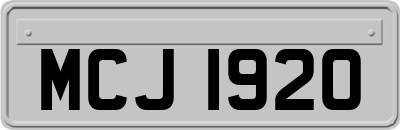 MCJ1920