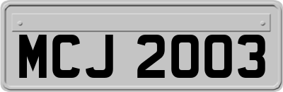 MCJ2003