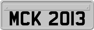 MCK2013