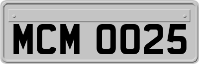 MCM0025