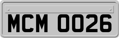 MCM0026