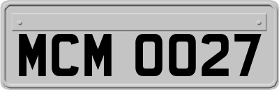 MCM0027