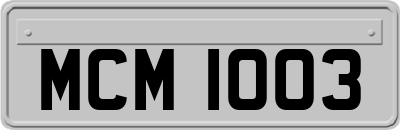 MCM1003