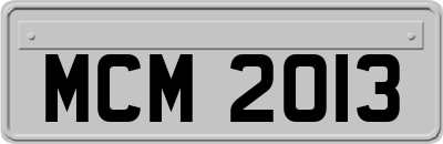 MCM2013