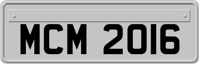 MCM2016