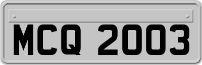 MCQ2003