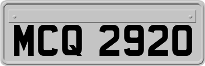 MCQ2920