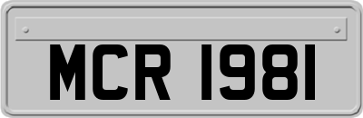 MCR1981