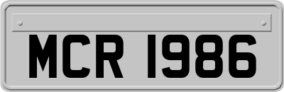 MCR1986