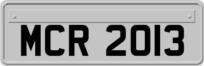 MCR2013