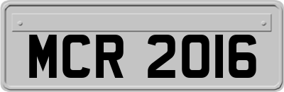 MCR2016