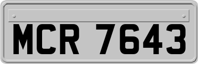 MCR7643