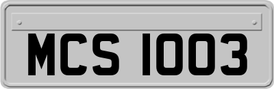 MCS1003