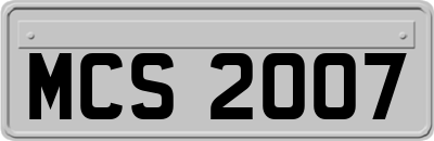 MCS2007