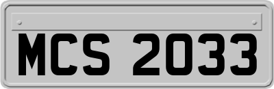 MCS2033